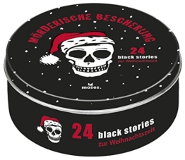 Moses Black Stories Mörderische Bescherung | 24 rabenschwarze Rätsel zur Weihnachtszeit | Adventskalender